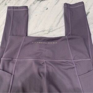 Victoria's Secret Gray Pocket Leggings High Waist Athletic Workout Size 6